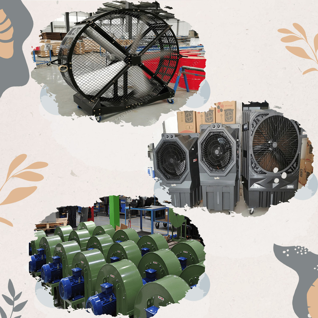 Industrial Coolers, Blowers & Fans