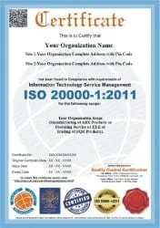 ISO IEC 20000 Certification