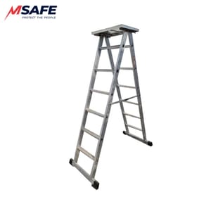 Industrial Aluminium Foldable Ladder - A Type