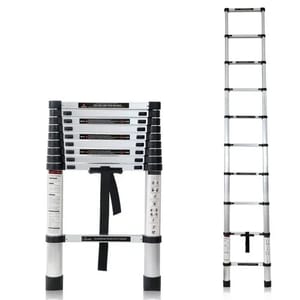 Corvids 16.5 Ft Foldable Telescopic Aluminum Ladder