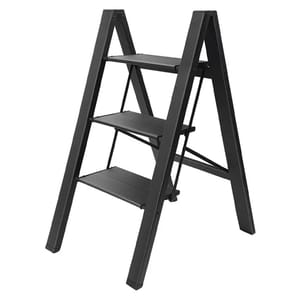 Corvids Portable & Compact 3-Steps Premium Aluminium Folding Step Ladder
