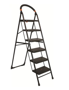 Mild Steel 6 Step Milano Folding Ladder