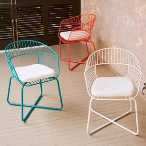 Colored Iron Chairs