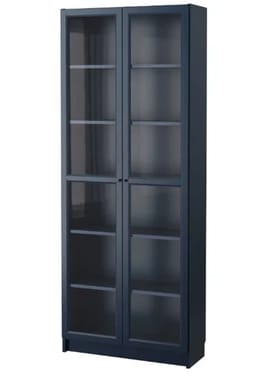 Adjustable Glass Door Cupboards