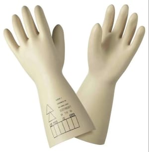 Latex White Honeywell Electrical Gloves