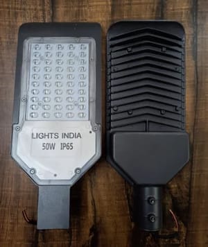 Lights India Aluminium 50W LED Street Light Lens Model, For Outdoor