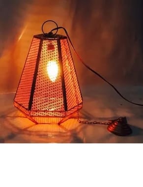 Iron LED Hanging Lamp, for Decoration, Packaging Type: Box
