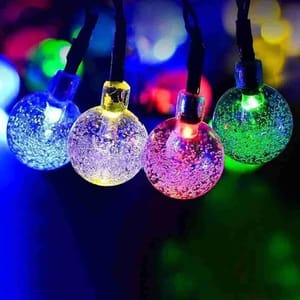 Multicolor 20 led crystall bubble ball strings, 4m
