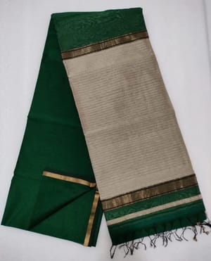Mangalagiri Silk With Weaving Design Saree