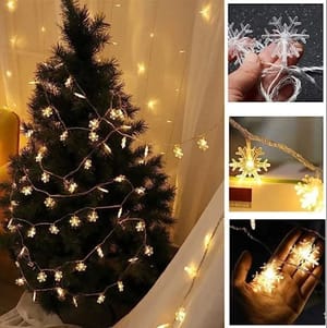 Snowflake Serial String Lights for Decoration