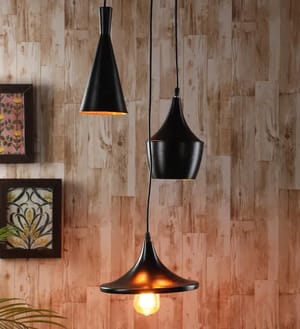 LED GLASS,IRON Pradhuman Decorative Ceiling Lamp, For Decoration, 40 W