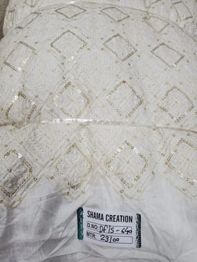 Massin embroidered Dola silk Fancy Sherwani Fabric
