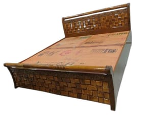 Teek Wood Double Bed