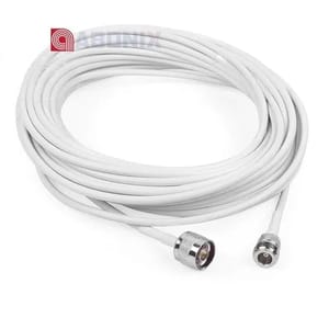 ABONIX Coaxial Cable with N Male to N Female Connector Extension Cable - 5 Meters
