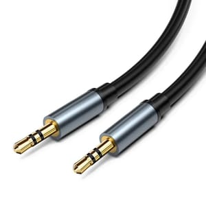 1.5 / 3 / 5 Meters 3.5mm Stereo Male to Male Audio cable+Metal plugs-TRS Aux Auxiliary Lead
