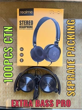 Blantech Wired Realme Stereo Headphone ( Cash On Delivery ) Only Bulk Quantity