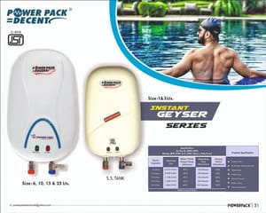 Instant Electric Water Geyser, Capacity: Upto 3 Lt