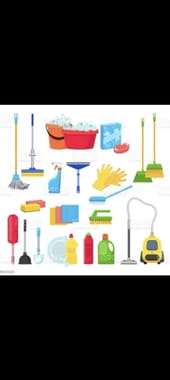 White Housekeeping Industrial Household Cleaning Tool