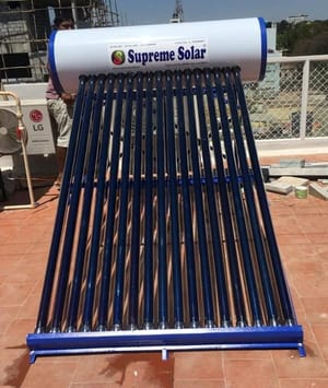 Supreme 220 Liter Solar Water Heater