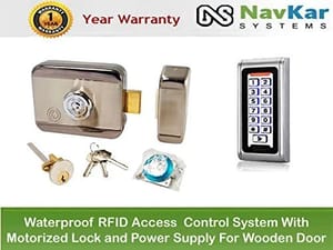 Weatherproof RFID Pin Access Panel with Motorised Lock and Power Supply