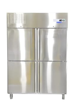 Blue Star Four Door Commercial Freezer, Capacity: 1350 L, Stainless Steel