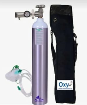 4.5 Ltres Portable Oxygen Cylinder Kit