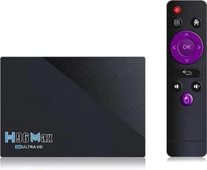 Android 11.0 TV Box H96 MAX RK3566 Quad Core 8GB RAM 64GB ROM with Dual Wi-Fi 2.4G/5.0G