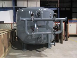 High Pressure Pump Sand Filters With Piping, Vessel Height: 1000-1200 mm, 500-5000 mm