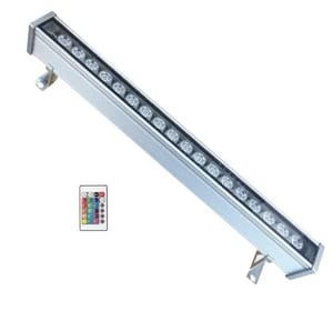 Lighrton Aluminium 18 W LED Wall Washer Light MULTICOLORED, For Outdoor