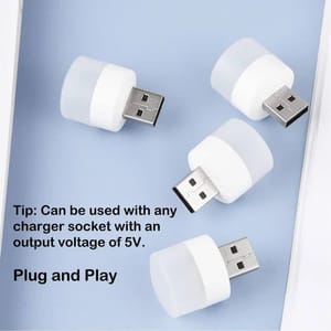 SAFFRON SHELF Portable Home USB Plug and Play Night Lights, Mini USB LED Light, Number Of Ports Pins: 1