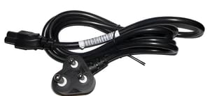 Black PVC Power Cord Cable