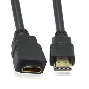 Black ANDTRONICS HDMI Male Female Extension Cable, Packaging Type: Poly