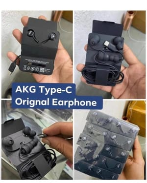 Black Akg Type C Earphone, Mobile