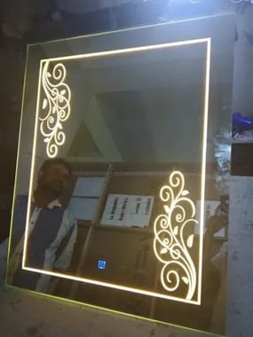 Designer LED Rectangular Wall Mirror