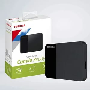 HDD Black Toshiba Canvio Ready External Portable Hard Drive USB 3.1 / 3.2 Gen1, Memory Size: 1 Tb, Storage Capacity: 1TB