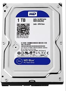 Western Digital HDD 1TB WD Desktop Sata, Storage Capacity: 1 TB, Memory Size: 1 Tb
