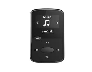 Black Sandisk 8GB Clip Jam MP3 Player, Model Name/Number: SDMX26-008G-G46K