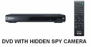Black GITO Spy Camera DVD Player