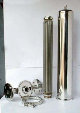 Fiberglass Suction Filters Stainless Steel Cartridge Filter, Diameter: 3-4 inch