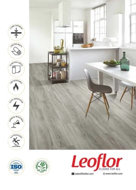 PVC wooden shade Leoflor Vinyl flooring, Thickness: 1.6 mm