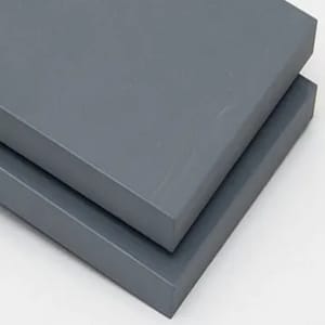 Plain Grey PVC Rigid Sheet, For Commercial, 12 mm