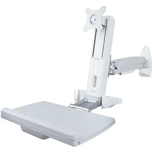 White Rectangular Monitor Stand Wall Mounted, Packaging Size: Box