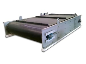 Vibromag Stainless Steel Overband Magnetic Separator, Capacity: 500 Tph