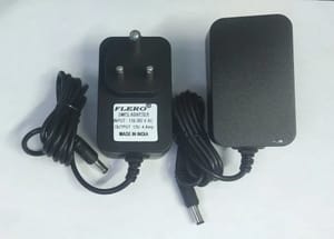 Plastic 12v 4amp Adapter, For Electronic Instruments, Black
