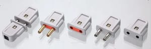 White Awins 2 Pin Electrical Plug, For Electric Fittings