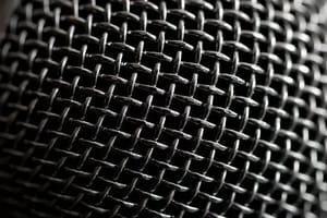 Black Stainless Steel 316 Wire Mesh For Fencing, Thickness: 6 mm