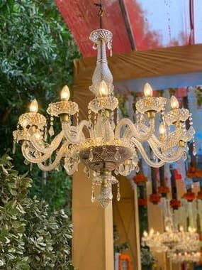 Glass Chandeliers, Ceiling, Crystal