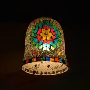 Multicolor Glass Hanging Lamp, Corded Electric, 36W