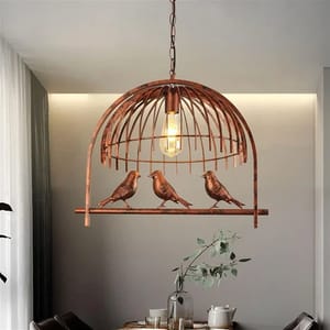 Aluminium Sputnik Demeanor LED Chandeliers, Bird Lights Bedroom Dining Room, Hanging