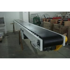 Electric Mild Steel Rubber Seed Conveyor System, Capacity: 1-50 Kg Per Feet